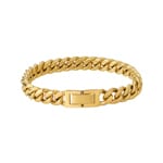 8mm Cuban Link Panzerarmband vergoldet