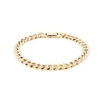 8mm Cuban Link Panzerarmband vergoldet