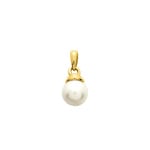 9.0mm Pendentif perle or jaune 750/18 ct - 8257.3P