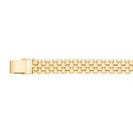 9.1mm Gliederarmband 750/18 K Gelbgold halbmassiv - AR-0014-GG