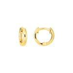 9mm Créoles or jaune 375/9 ct