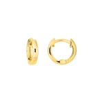 9mm Scharnier-Creolen 750/18 K Gelbgold