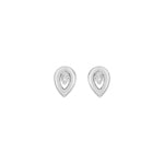 Ohrstecker 750/18 K Weissgold mit Diamanten 0.03ct. H/p1 - QM205GB4