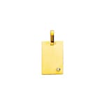 Engravable Pendant 750/18 K Yellow Gold with Diamond 0.04ct. 16x24mm