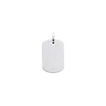 Plaquette or gris 750/18 ct tonneau 15x24mm