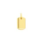 Plaquette or jaune 750/18 ct tonneau 15 x 24mm
