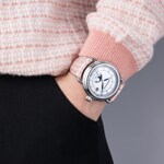 Aerowatch 1942 Automatic Moon Phase Pink Leather - A 77983 AA02 BR RO