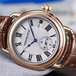 Aerowatch 1942 Automatic Petite Seconde Rosé / Braun - A 76983 ROO2