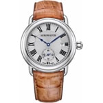 Aerowatch 1942 Automatic Petite Seconde Silbrig / Braun