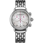 Aerowatch 1942 Chronolady Acier inoxydable Argenté / Blanc