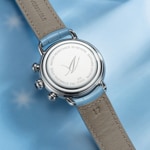 Aerowatch 1942 Chronolady Cuir bleu - A 81105 AA01
