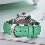 Aerowatch 1942 Chronolady Leather Green - A 81105 AA03