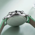 Aerowatch 1942 Chronolady Leather Green - A 81105 AA03