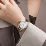 Aerowatch Harmonie Lady Quartz Two-tone 35mm - A 42107 BI03 M