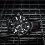 Aerowatch Les Grandes Classiques Aviator Automatic Chrono Day-Date Noir - A 61989 NO09