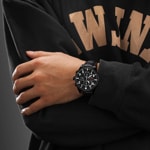 Aerowatch Les Grandes Classiques Aviator Automatic Chrono Day-Date Noir - A 61989 NO09