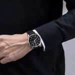 Aerowatch Les Grandes Classiques Chrono Moon Phase Black - A 78990 AA08