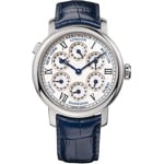 Aerowatch Renaissance 7 Time Zones Blue Leather