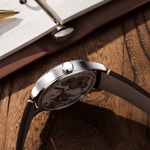 Aerowatch Renaissance Big Mechanical Petite Seconde en cuir Brun - A 55981 AA02