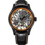 Aerowatch Renaissance Cobweb Skeleton Black / Orange