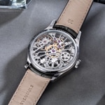 Aerowatch Renaissance Cobweb Skeleton Argenté / Noir - A 50981 AA17
