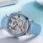 Aerowatch Renaissance Skeleton Lady Bleu - A 57981 AA26