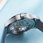 Aerowatch Renaissance Skeleton Lady Bleu - A 57981 AA26