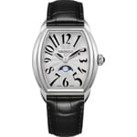 Aerowatch Streamline Lady Moon Phase Leder schwarz