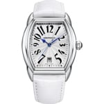 Aerowatch Streamline en cuir blanc