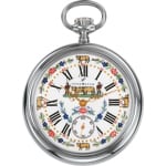 Aerowatch Pocket Watch Lépine Mechanical Belle Epoque Silver