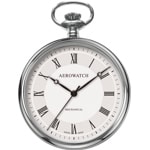Aerowatch Pocket Watch Lépine Mechanical Silver Ø 46mm - 40828 PD02