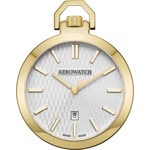 Aerowatch Pocket Watch Lépine Quartz sapphire Gold / Silvery Ø 48mm
