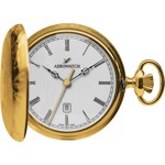 Aerowatch Pocket Watch Savonnette Quartz Golden Ø 48mm - 42796 JA01
