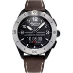 Alpina AlpinerX Alive Smartwatch Noir / Marron - AL-284LBBW5SAQ6