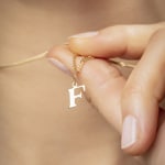 Anhänger 375/9 K Gelbgold Buchstabe F - 9K2950.1F