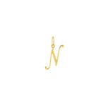 Pendentif or jaune 375/9 ct Lettre N - 660091.N