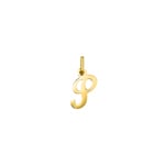Pendentif or jaune 375/9 ct Lettre P - 9KAY5028