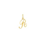 Pendentif or jaune 375/9 ct Lettre R - 660091.R