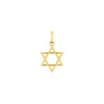 Pendentif or jaune 375/9 ct Étoile de david - 660120