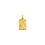 Pendentif or jaune 375/9 ct Signe du zodiaque verseau - 9KAY5001