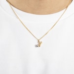 Pendant 750/18 K Two-tone Gold Football - 1556.08517/0001