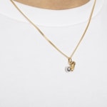 Pendant 750/18 K Two-tone Gold Football - 1556.08517/0001