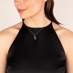 Pendant 750/18 K Two-tone Gold with Diamond, Letter S - 1556.07877/0190