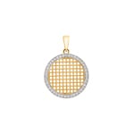 Anhänger 750/18 K Gelb-/ Weissgold mit Zirkonia - PP0342-03