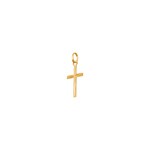 Pendant 750/18 K Yellow Gold 10x17mm, Cross - 20814
