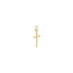 Pendant 750/18 K Yellow Gold Cross 12 x 18mm - 7474