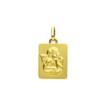 Anhänger 750/18 K Gelbgold 12x14mm, Schutzengel