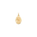Pendentif or jaune 750/18 ct 12x16mm, Vierge
