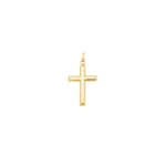 Anhänger 750/18 K Gelbgold 12x18mm, Kreuz