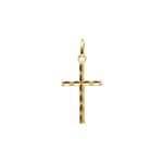 Anhänger 750/18 K Gelbgold 12x18mm, Kreuz